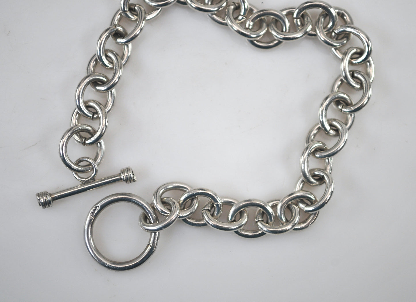 Sterling Silver 10mm Rolo Bracelet