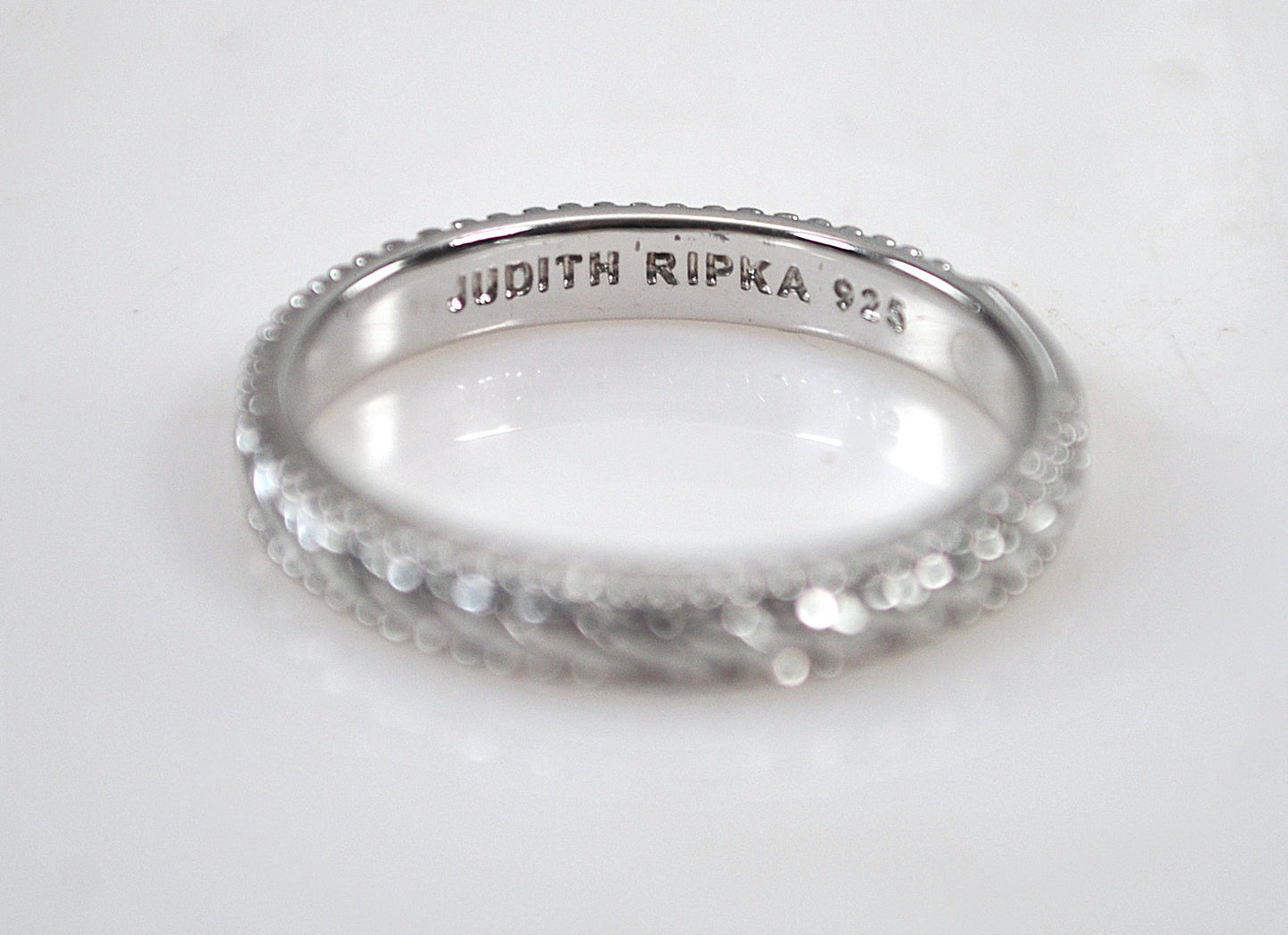 Judith Ripka Sterling Silver Band Ring