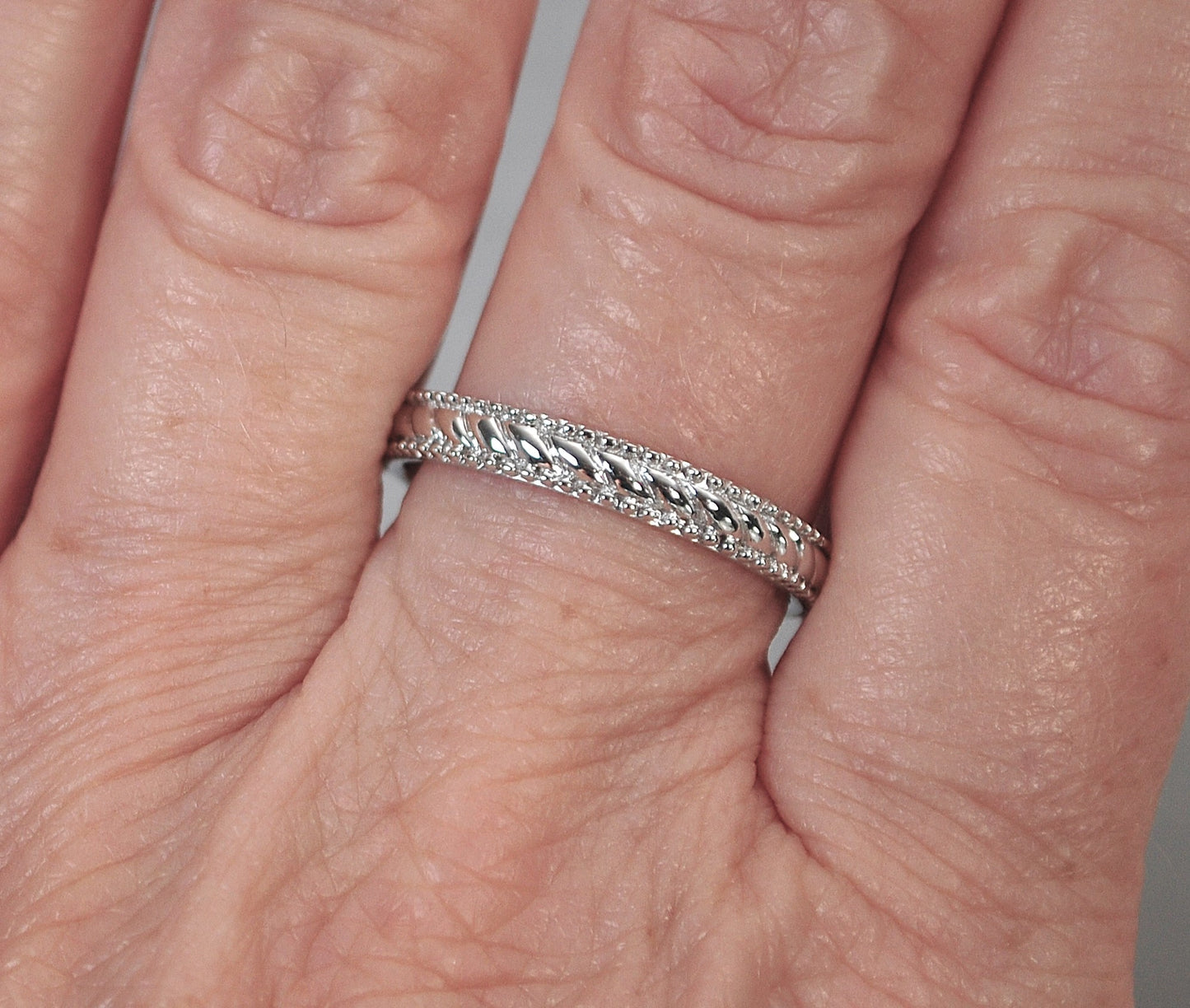 Judith Ripka Sterling Silver Band Ring