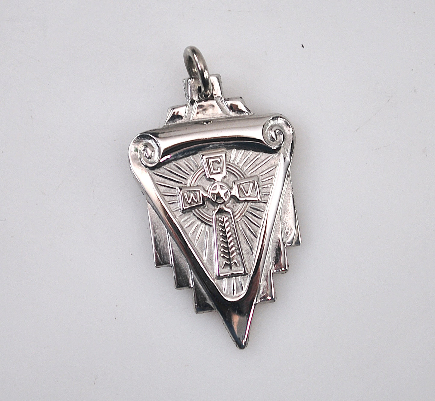 Catholic War Veteran 925 Pendant