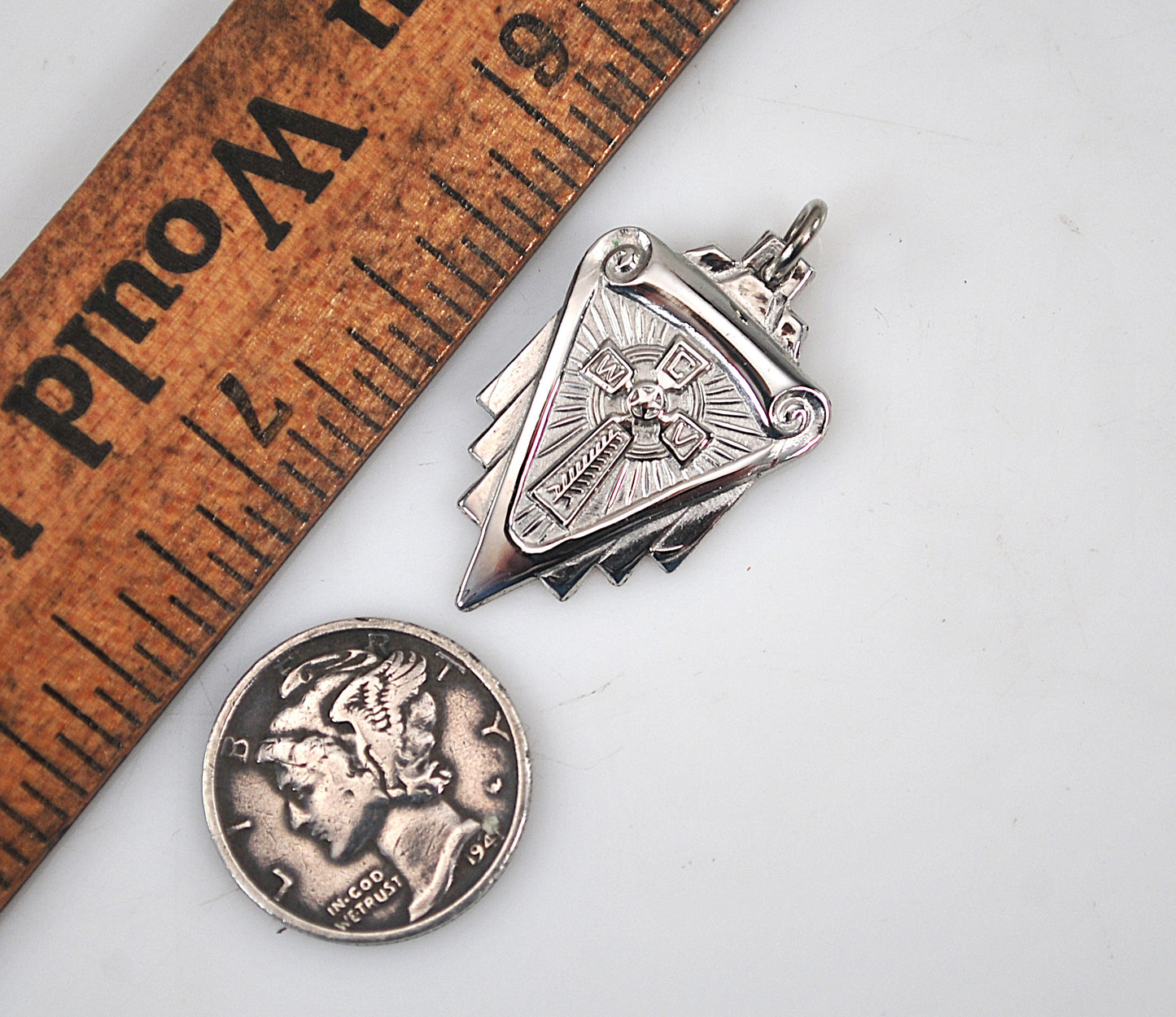 CWV Sterling Silver Cross Pendant