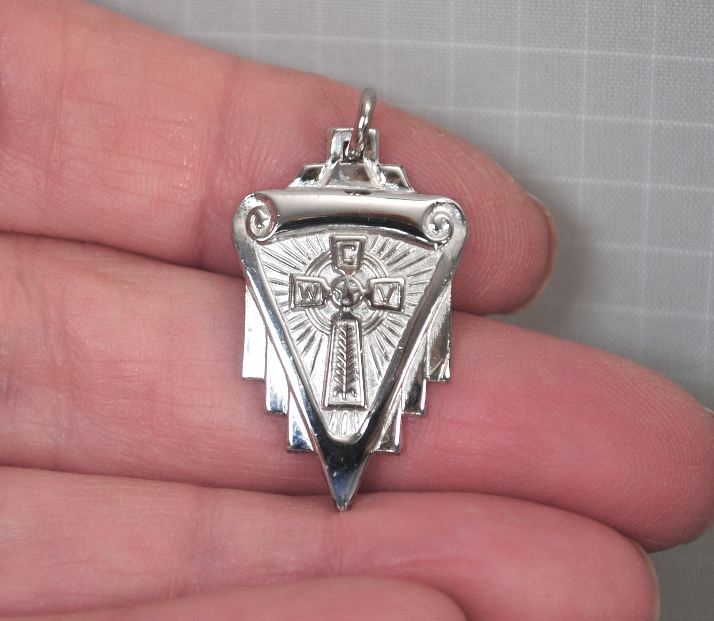 CWV Sterling Silver Cross Pendant
