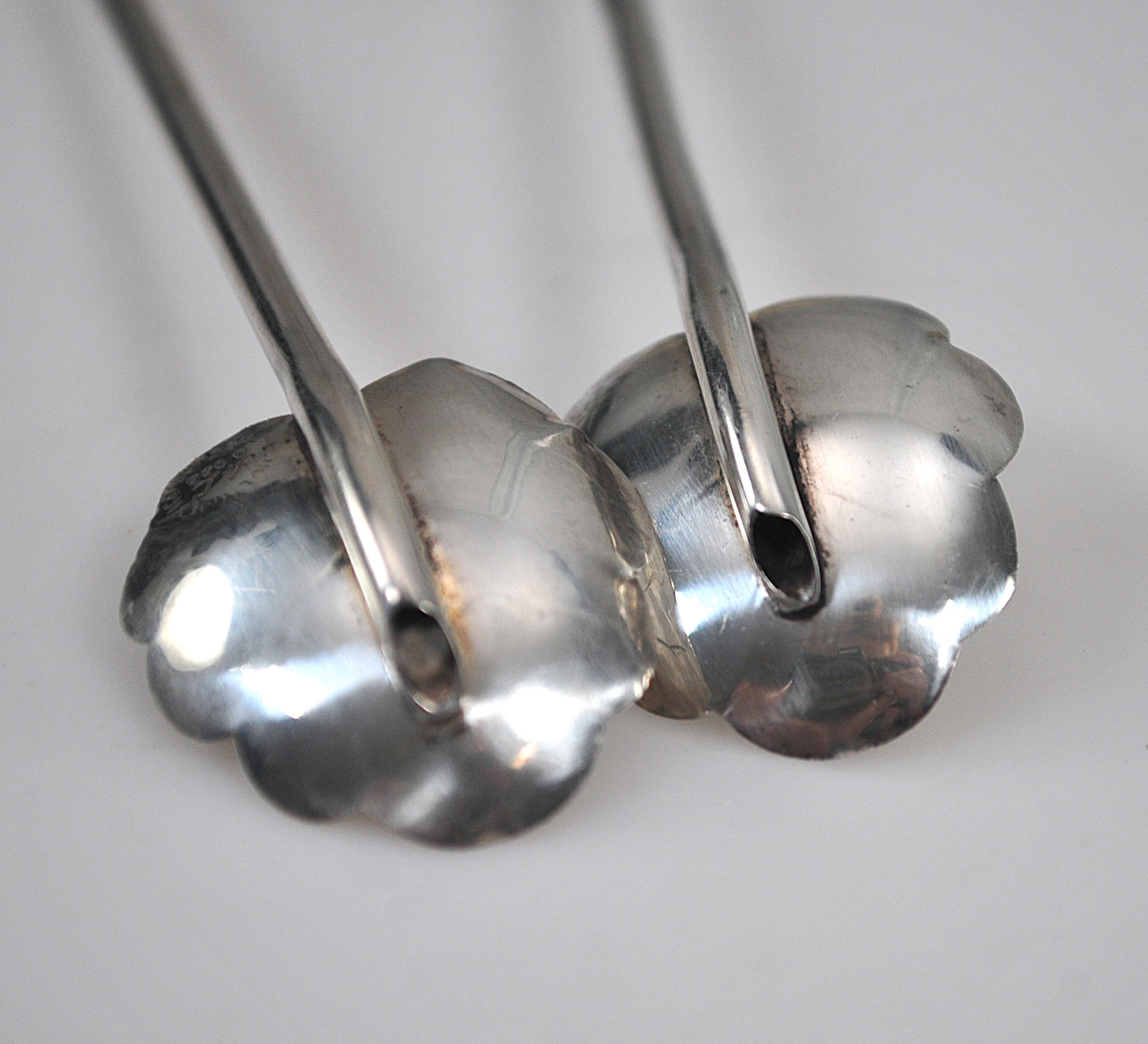 Vintage Sterling Silver Cocktail Spoon Straw Sippers