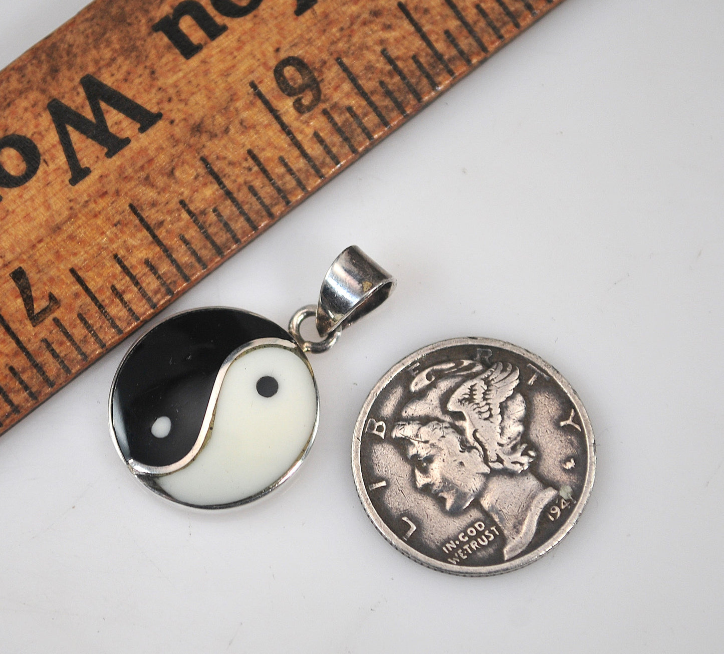 Sterling Yin Yang Pendant