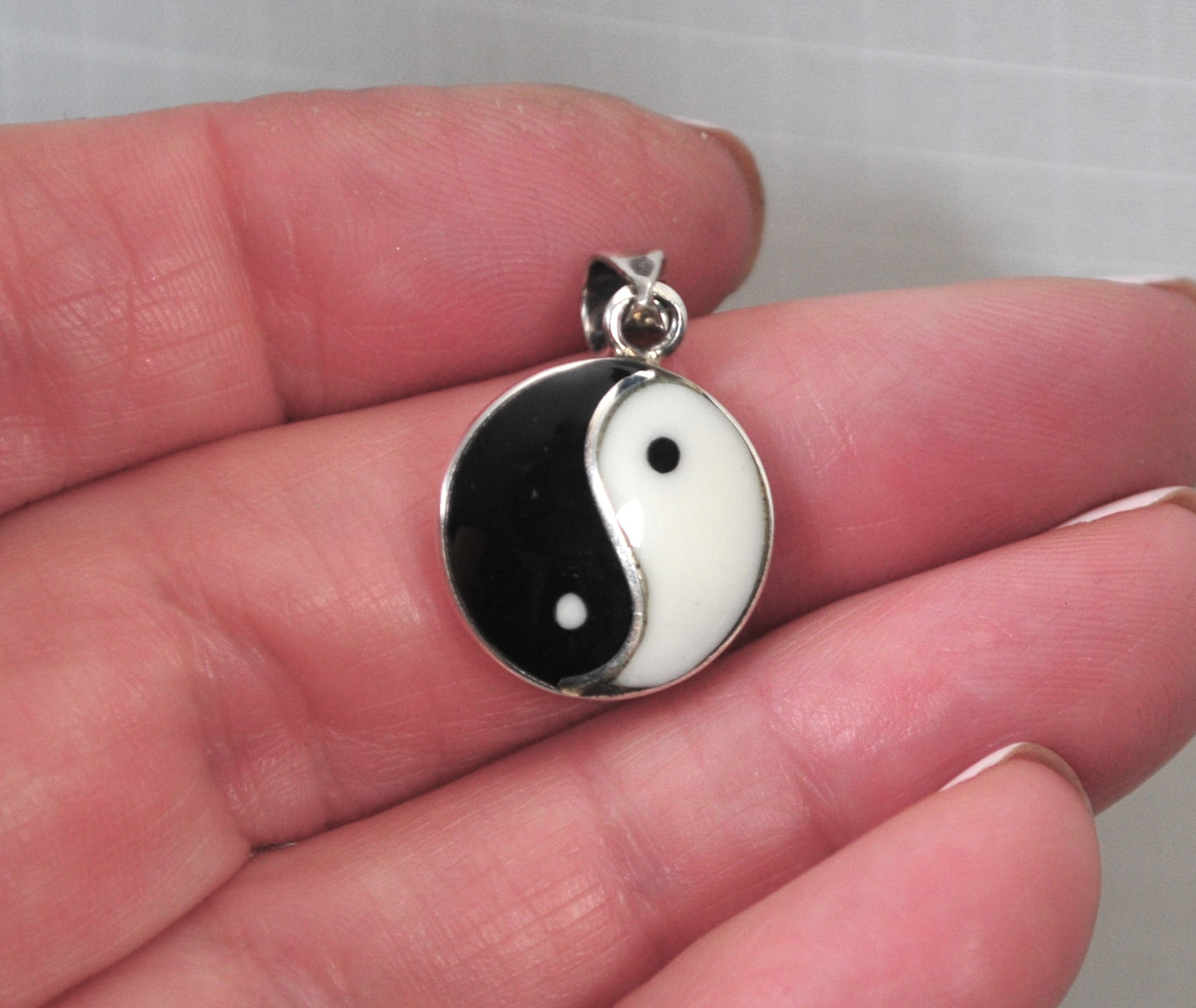 Sterling Yin Yang Pendant