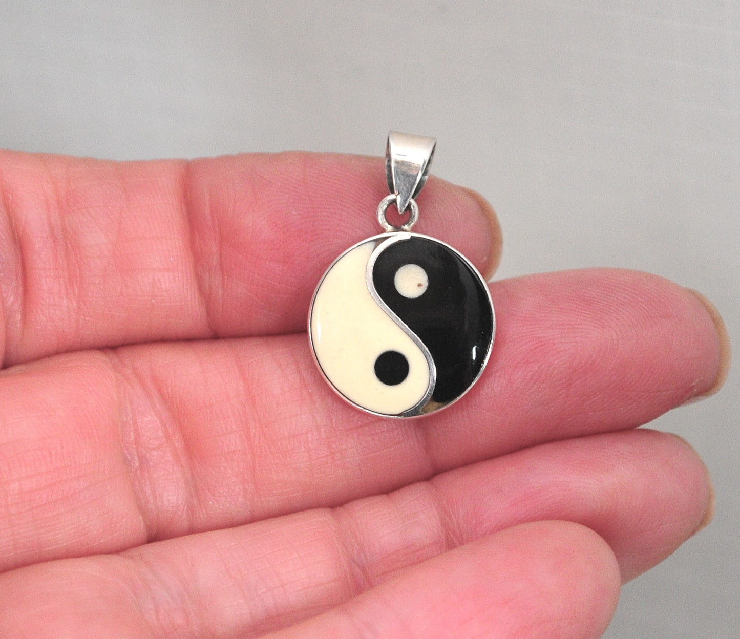 Sterling Yin Yang Pendant