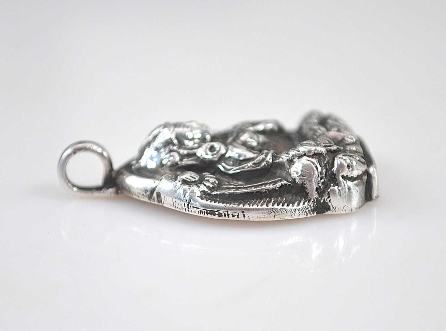Sterling Silver Green Tara Pendant