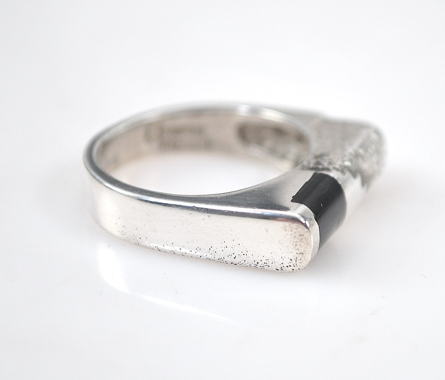 Prairie Fire Sterling Silver Modernist Ring