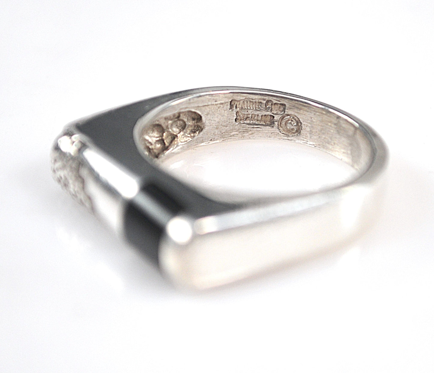 Prairie Fire Sterling Silver Modernist Ring