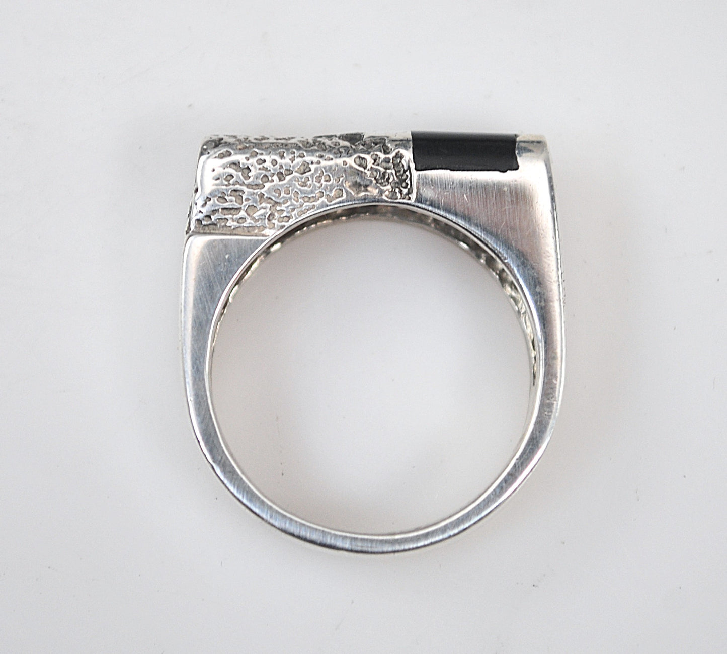 Prairie Fire Sterling Silver Modernist Ring