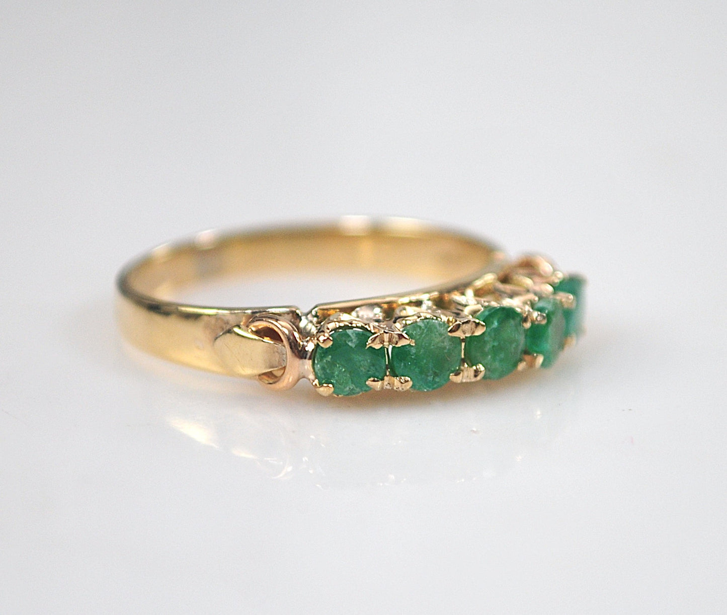 14K Gold Emerald Ring