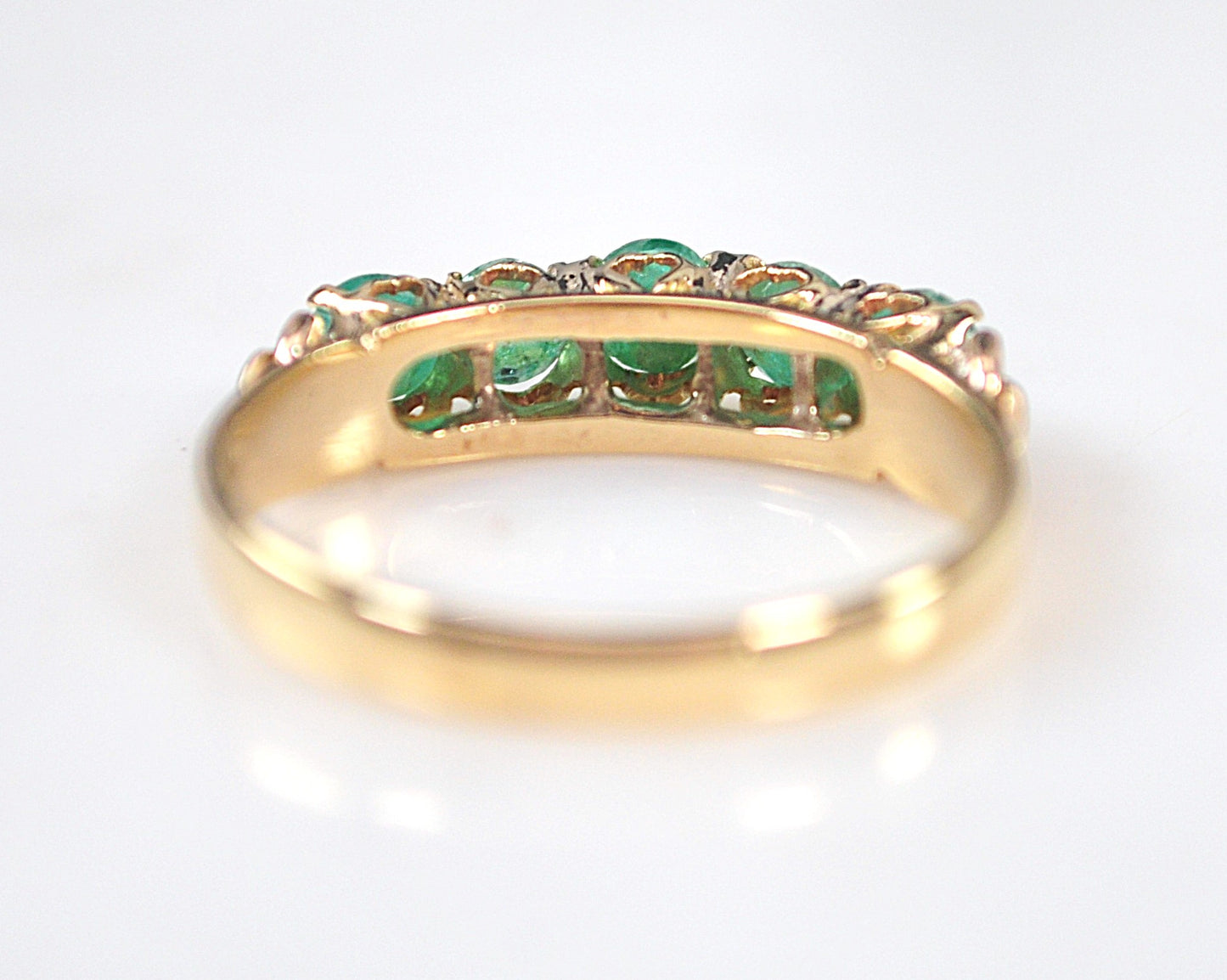 14K Gold Emerald Ring
