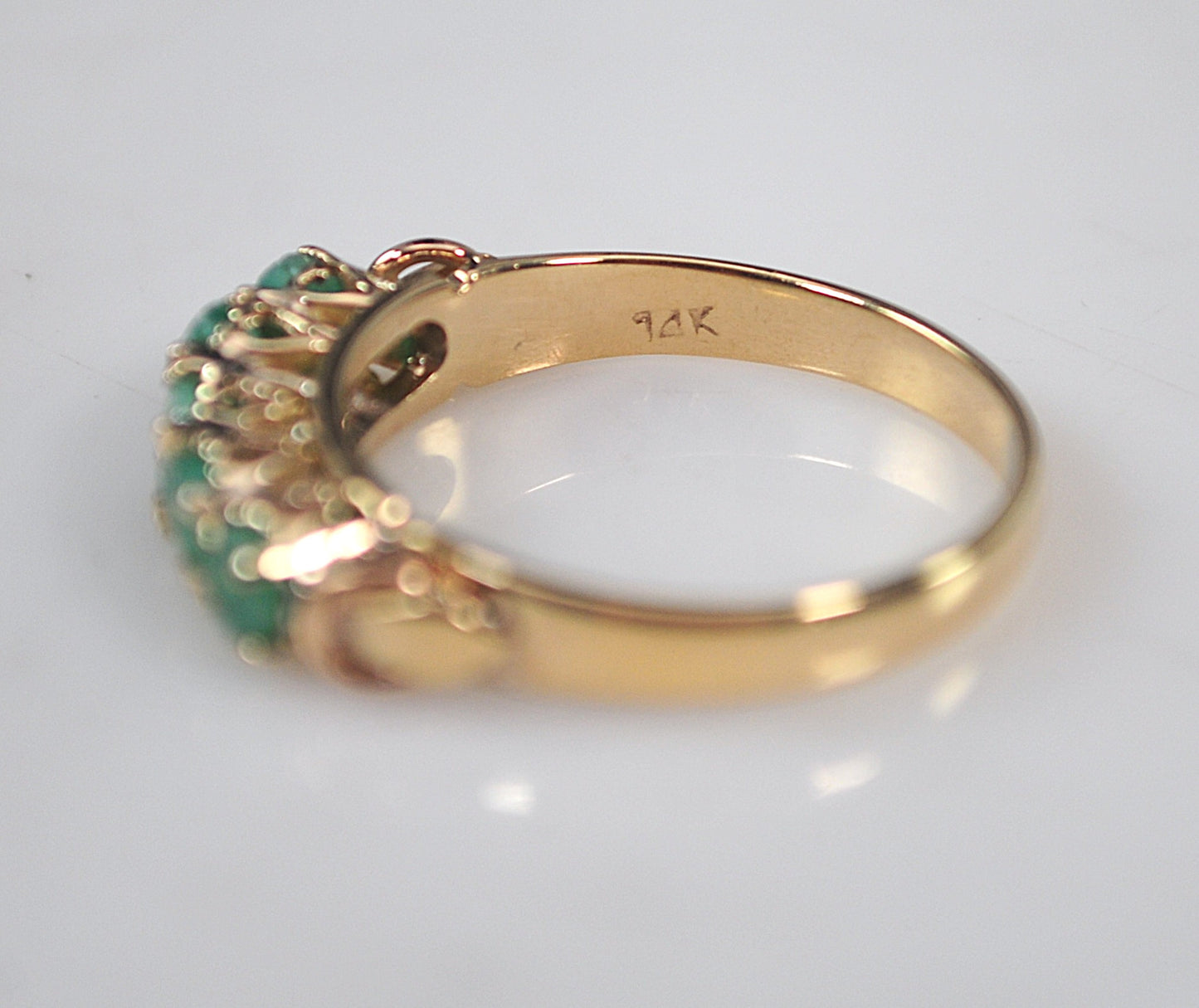 14K Gold Emerald Ring