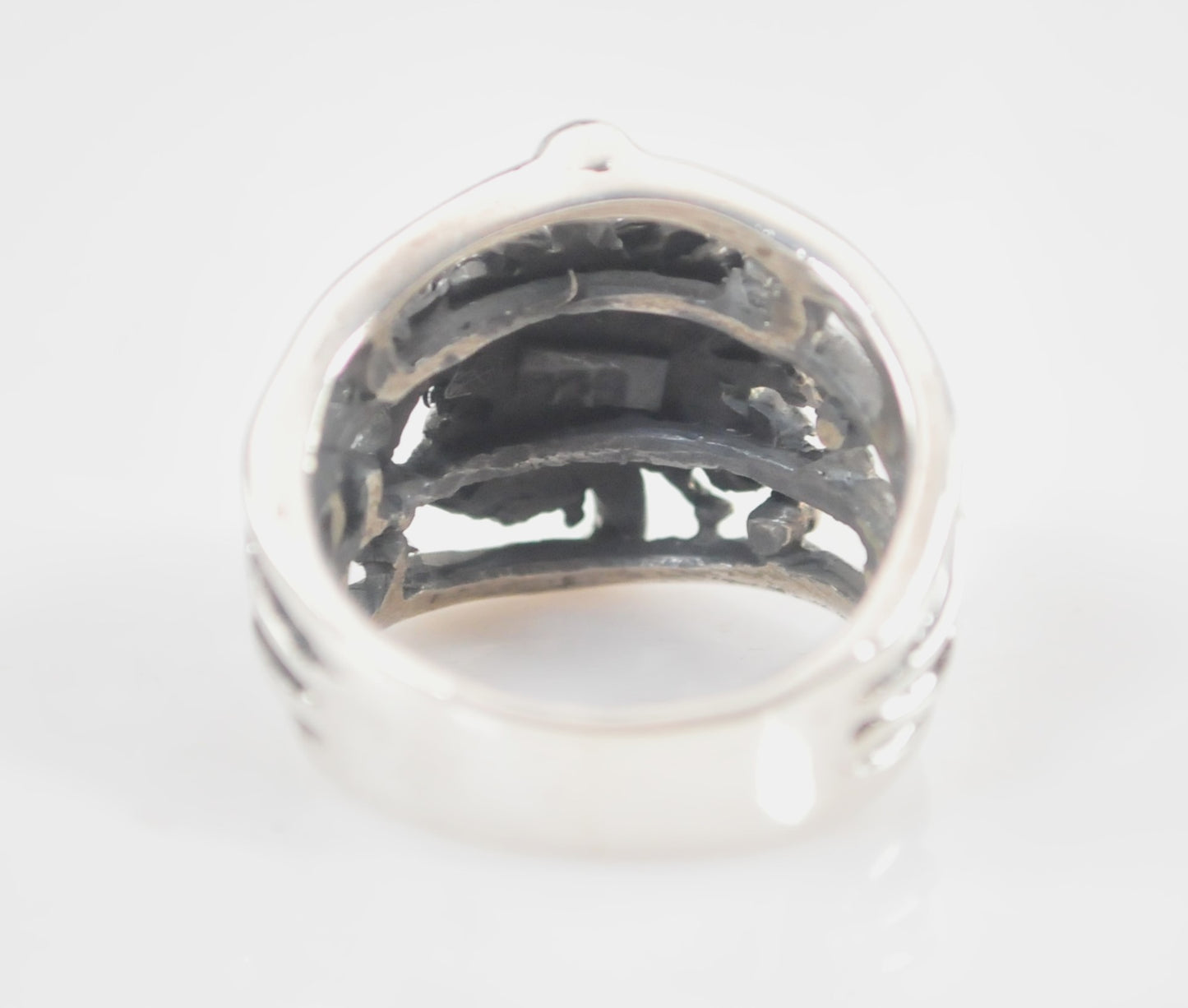 Celestial Sun Star Sterling Silver Ring