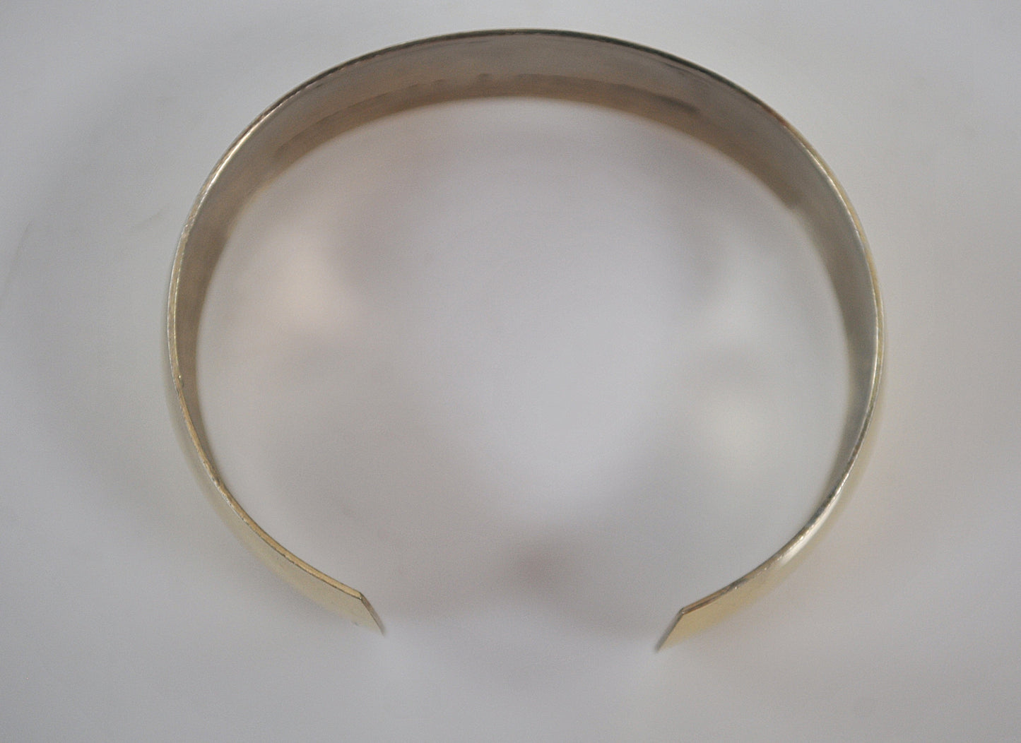 Wide Danecraft Gold over Sterling Silver Cuff Bracelet