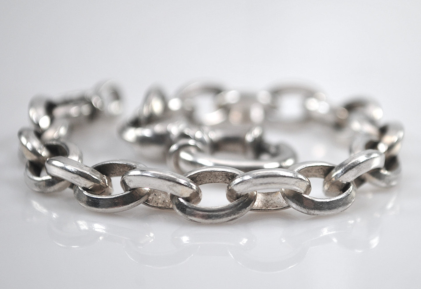 925 Milor Italy Rolo Link Bracelet