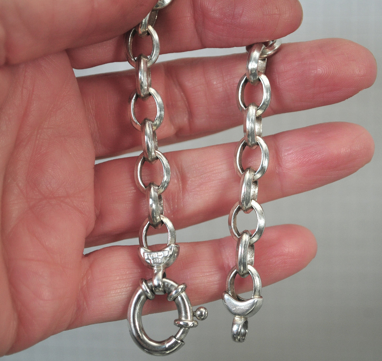 925 Milor Italy Rolo Link Bracelet