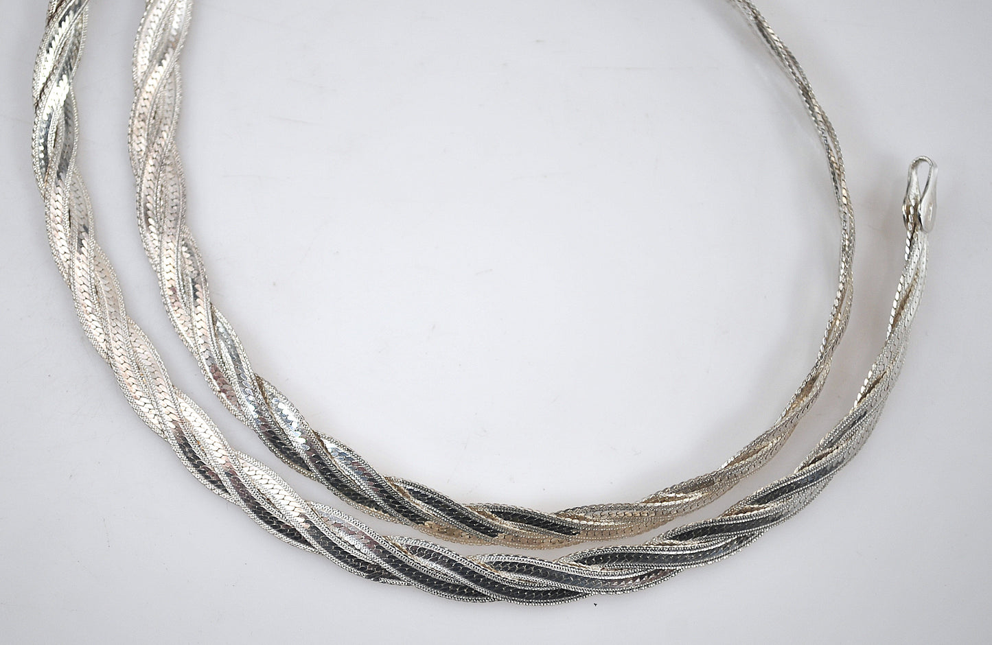 925 Italy Braided Necklace