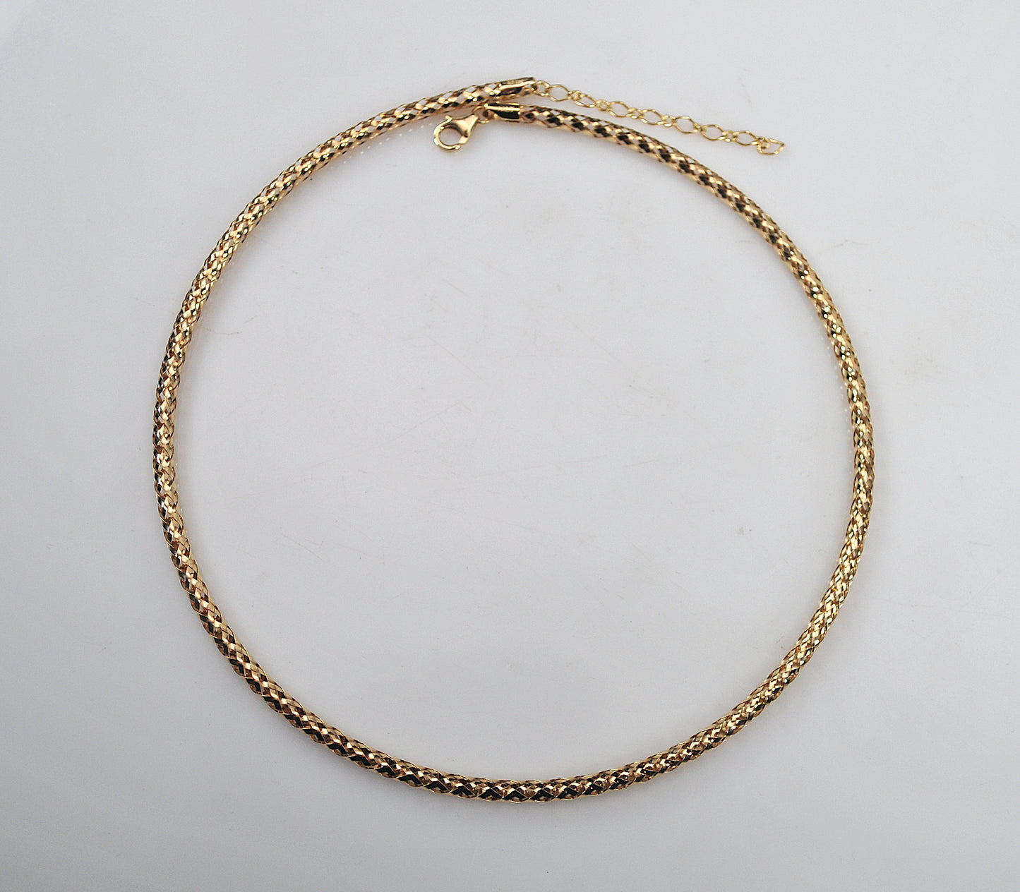 Milor 14K Gold Mesh Necklace