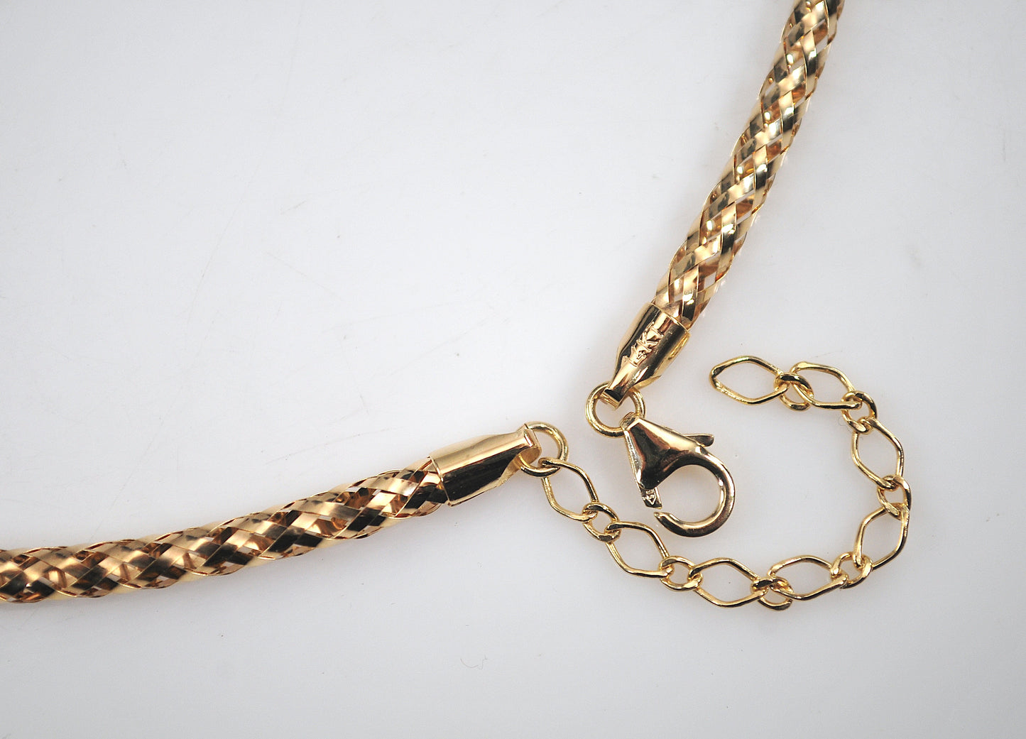 Milor 14K Gold Mesh Necklace