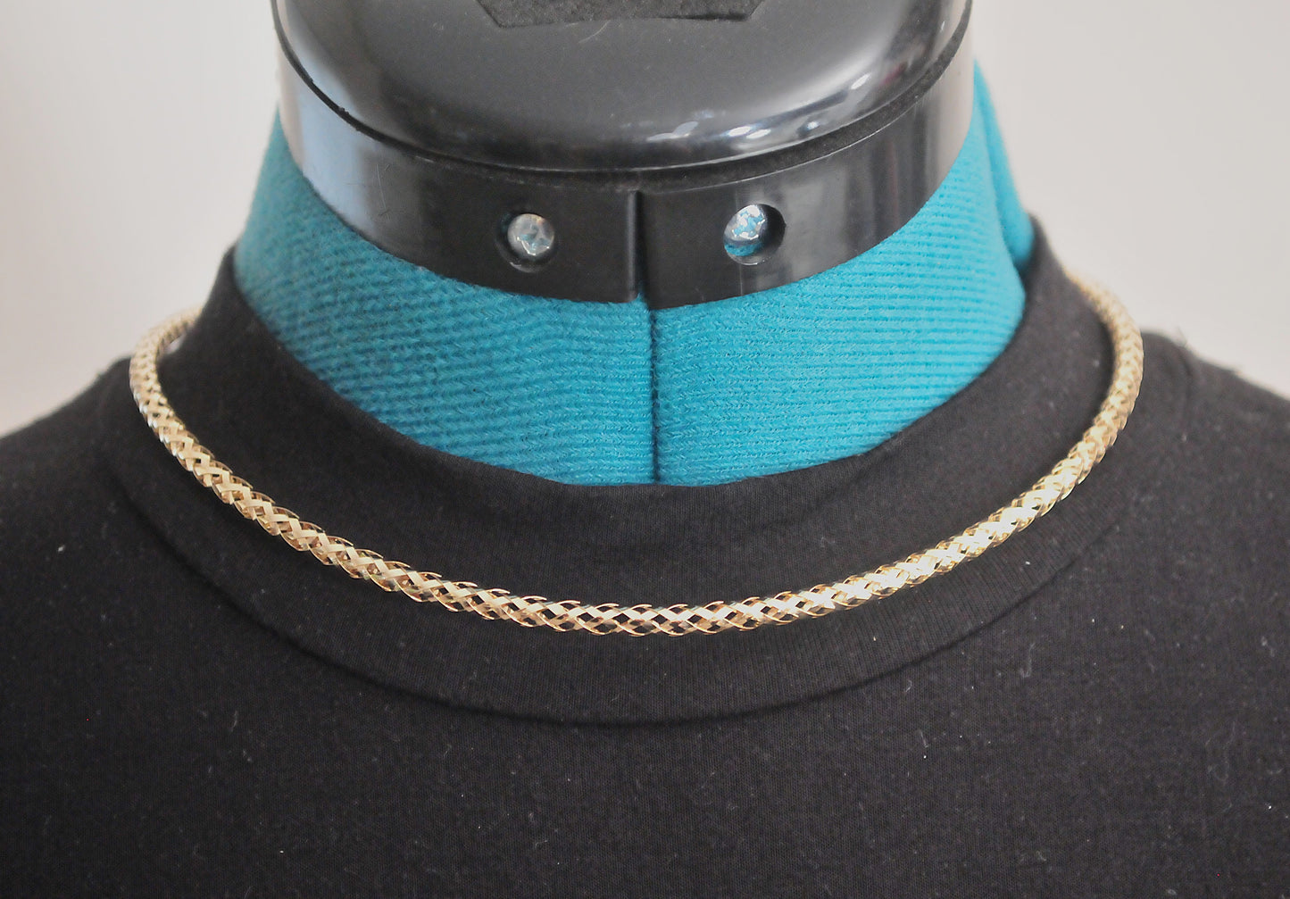 Milor 14K Gold Mesh Necklace