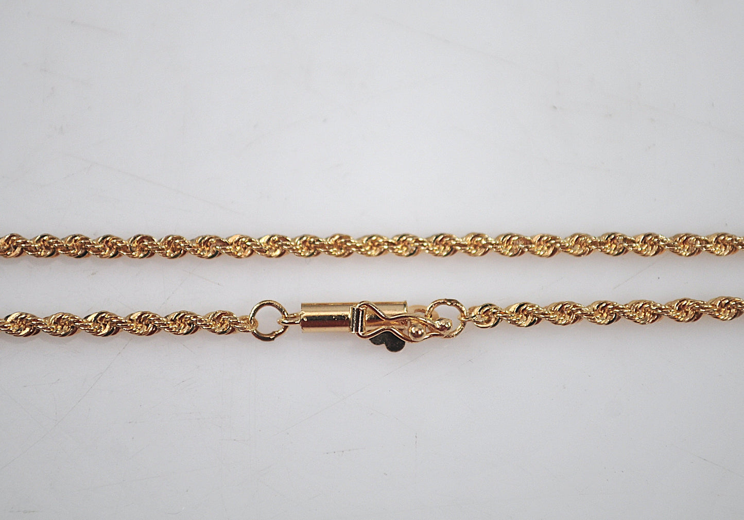 Signed 14K Gold Rope Bracelet