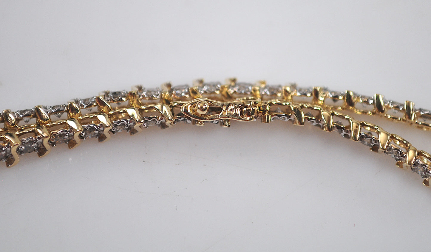 14K Gold 2ct tw Diamond Tennis Bracelet