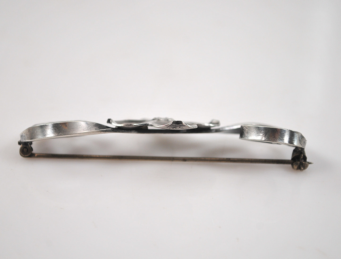 Vintage Sterling Silver Dogwood Flower Brooch
