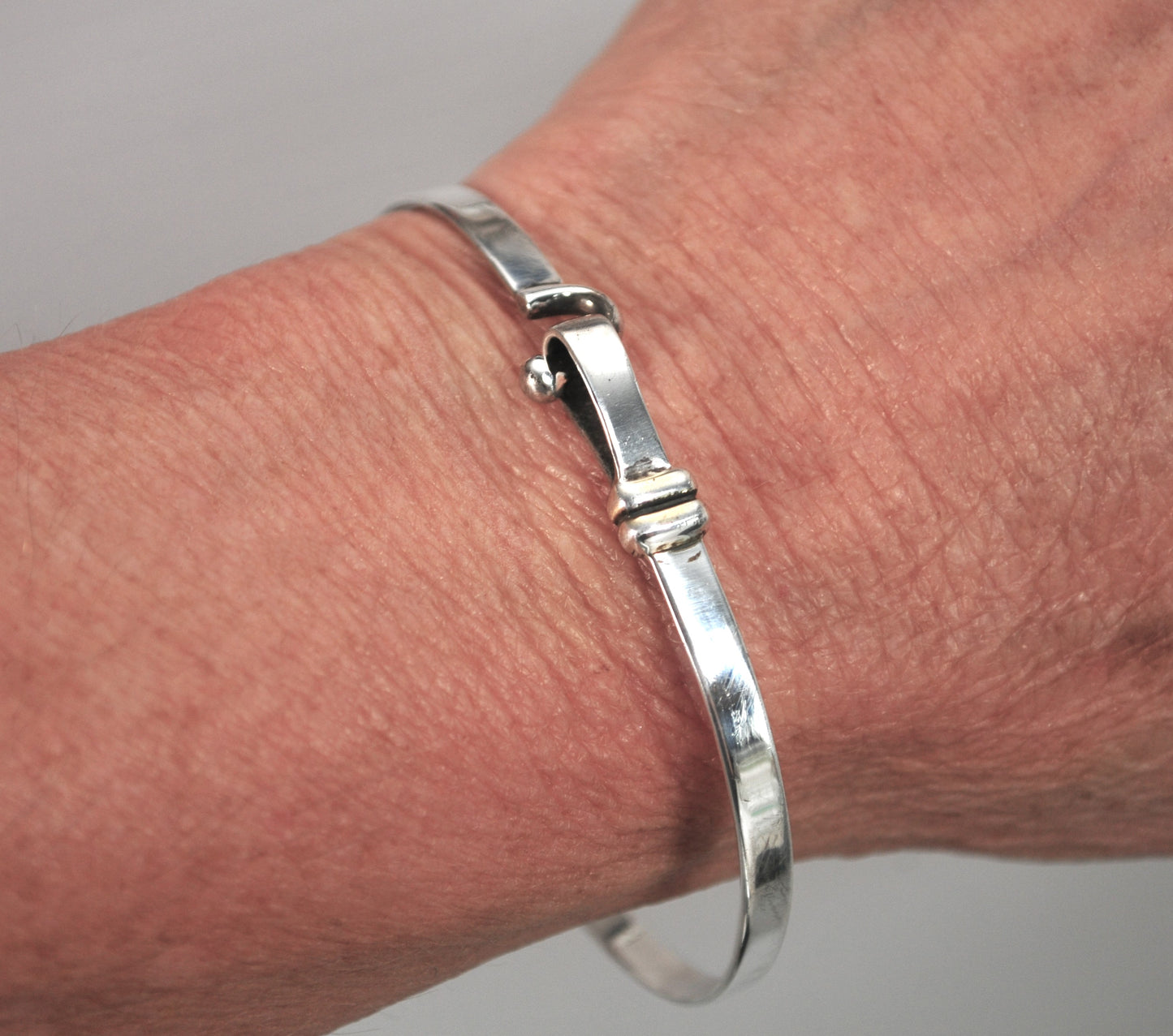 Sterling Silver Hook Bracelet