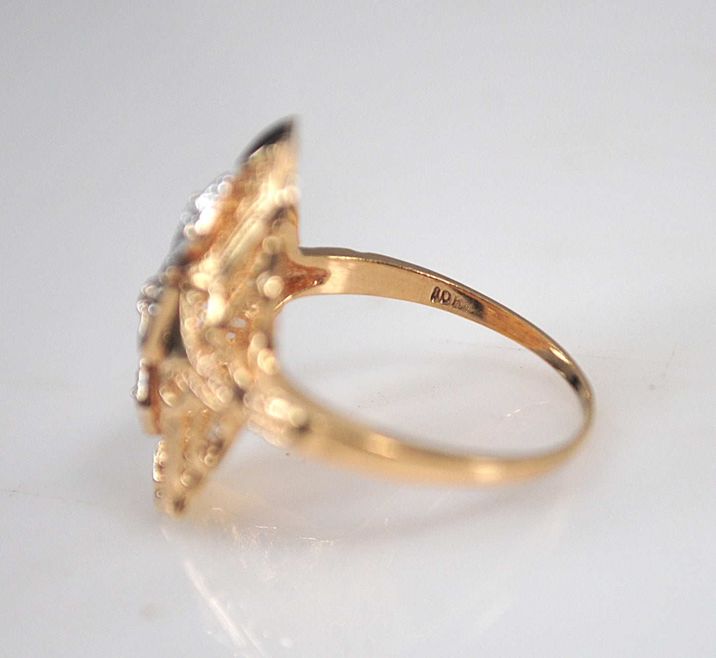 10K Gold Diamond Ring