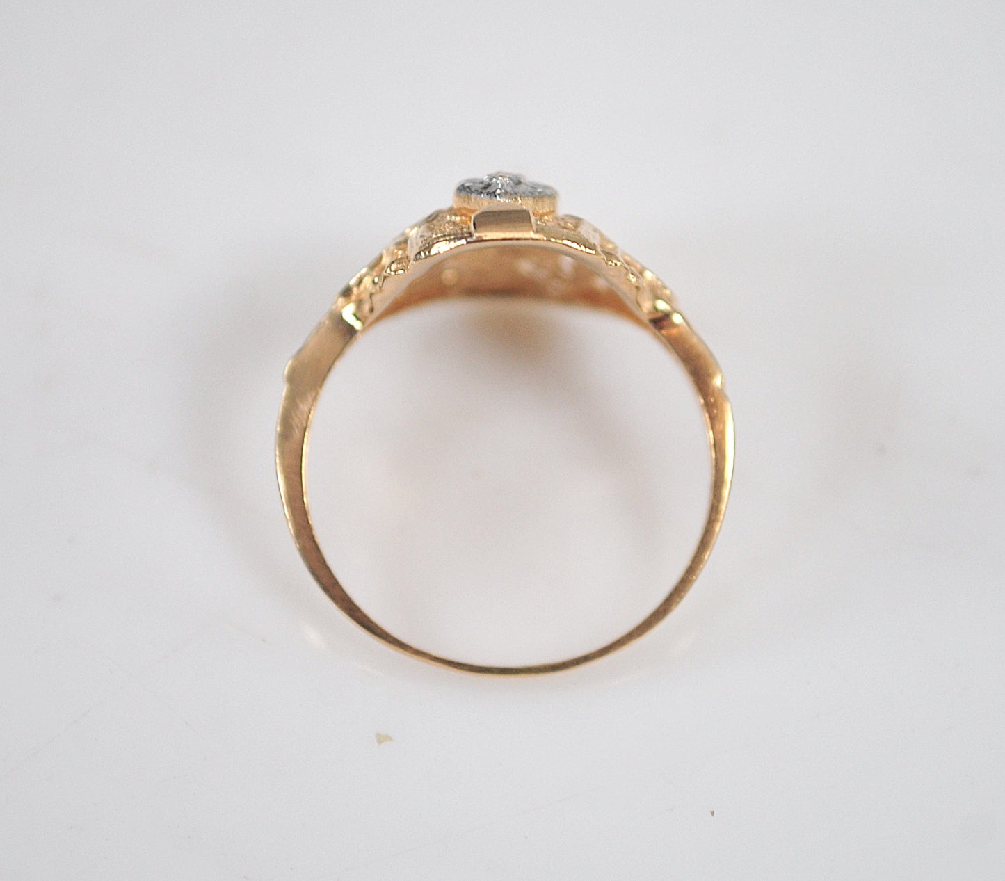 10K Gold Diamond Ring