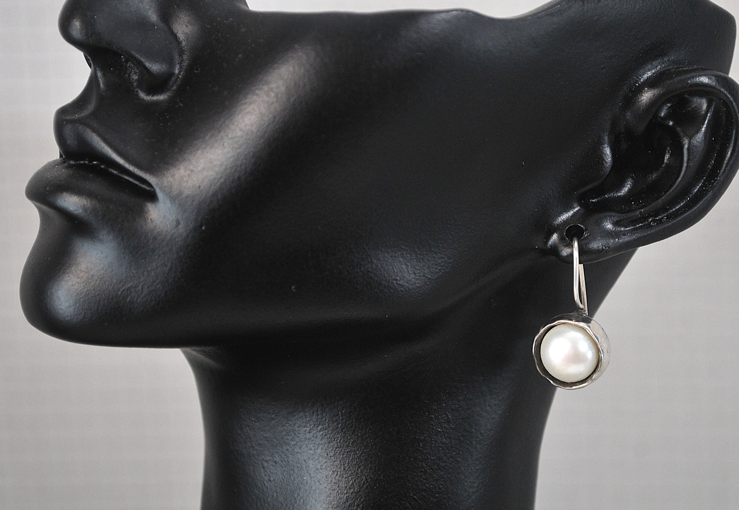 Silpada Sterling Silver Margarite Pearl Earrings