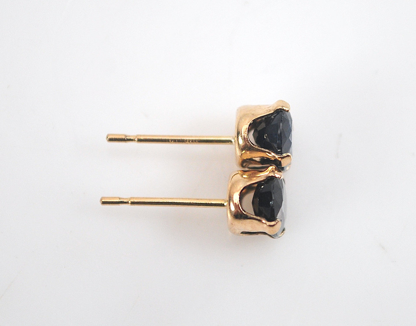 Town & Country 10K Gold Sapphire Stud Earrings