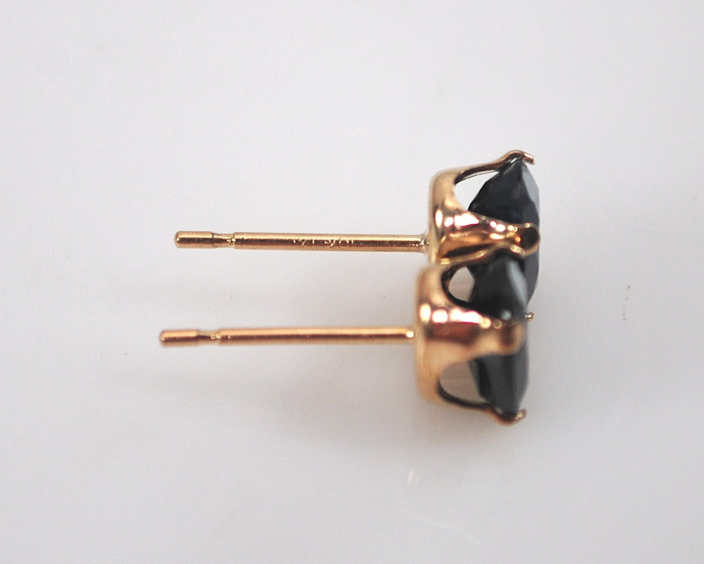 Town & Country 10K Gold Sapphire Stud Earrings
