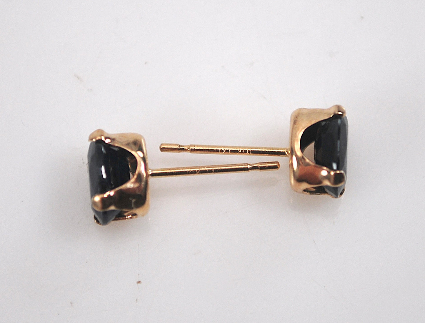 Town & Country 10K Gold Sapphire Stud Earrings