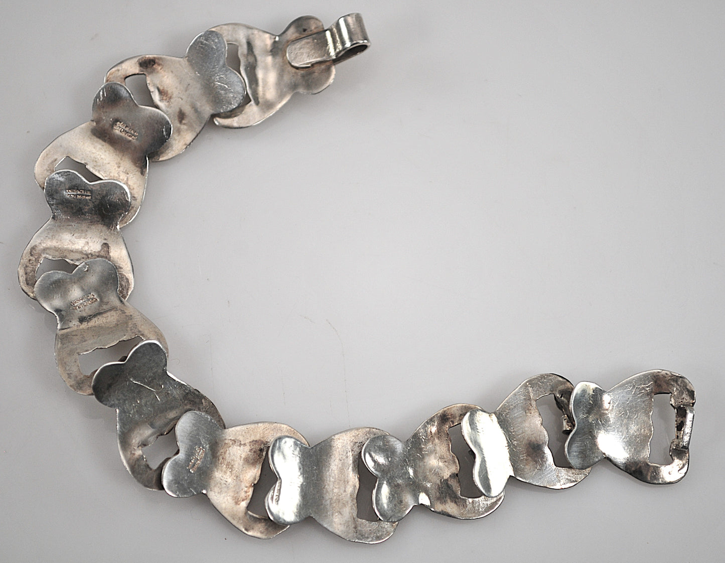 Old Mexico Sterling Silver Link Bracelet