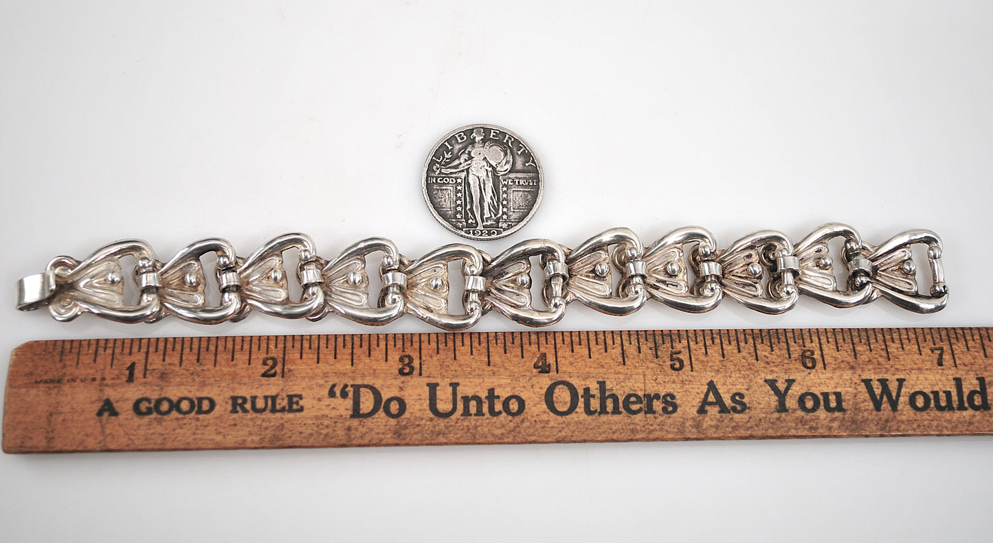 Old Mexico Sterling Silver Link Bracelet