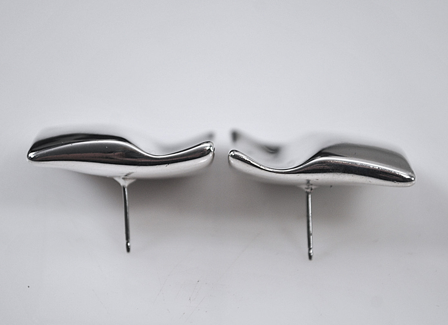 925 Pat Airess Sterling Silver Modernist Earrings