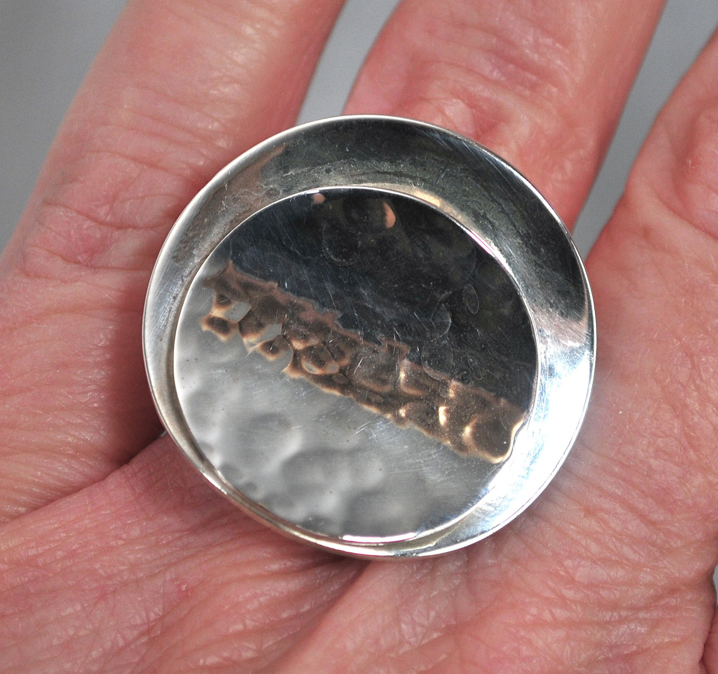 DDD Dominique Dinouart Mexico 925 Sterling Silver Modernist Ring