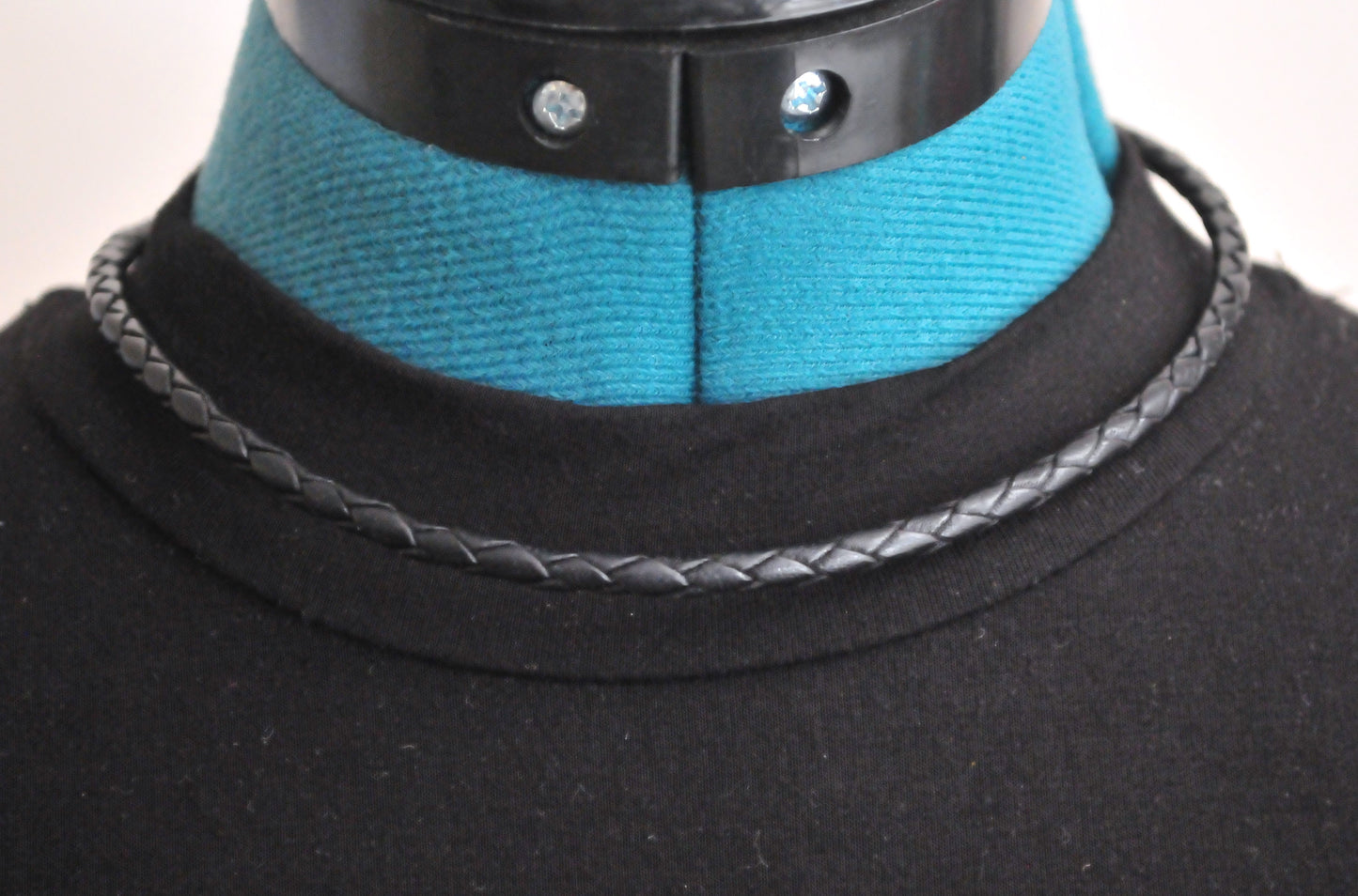 Carolyn Pollack Relios Sterling Silver Leather Necklace