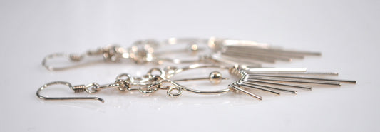 Sterling Silver Chandelier Earrings