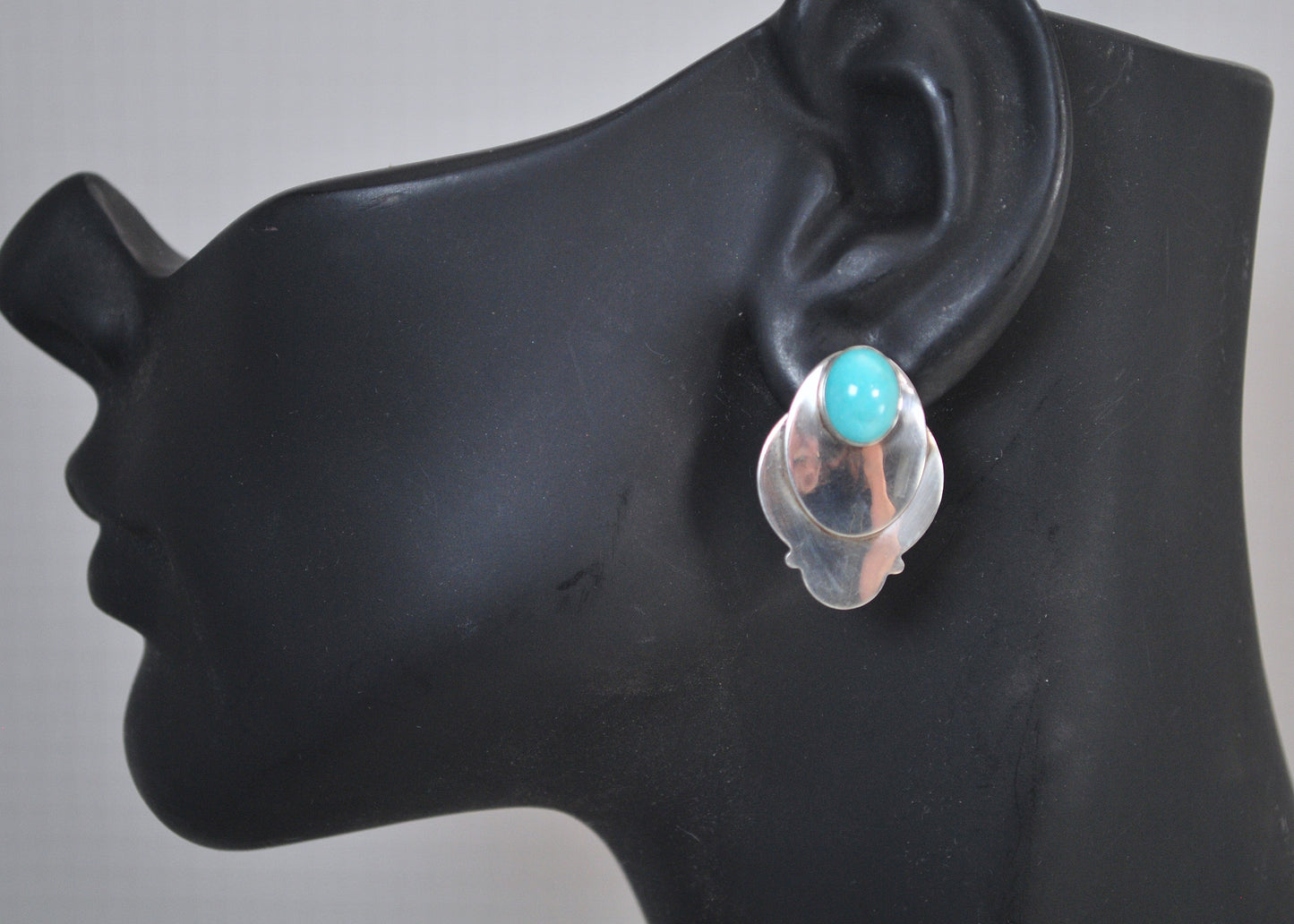 Southwestern Sterling Silver Turquoise Earrings