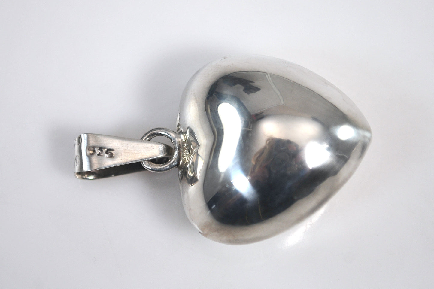 Taxco Sterling Silver Harmony Chimes Heart Pendant