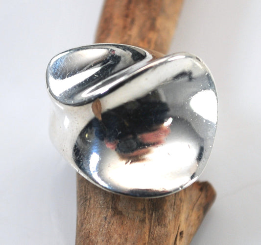 AVM Taxco Sterling Silver Modernist Ring