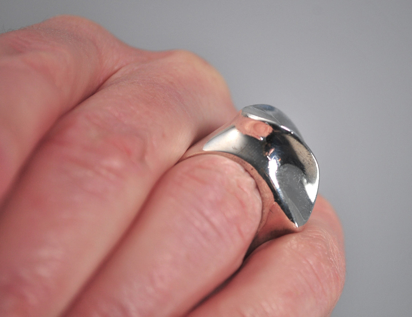 AVM Taxco Sterling Silver Modernist Ring