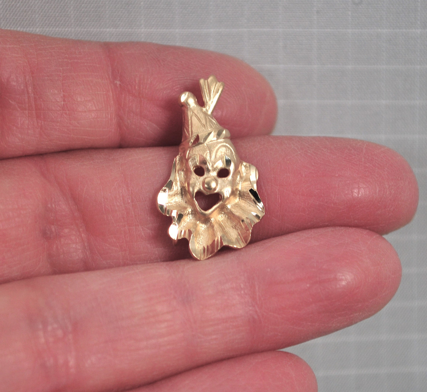 Michael Anthony 14K Gold Clown Charm Pendant