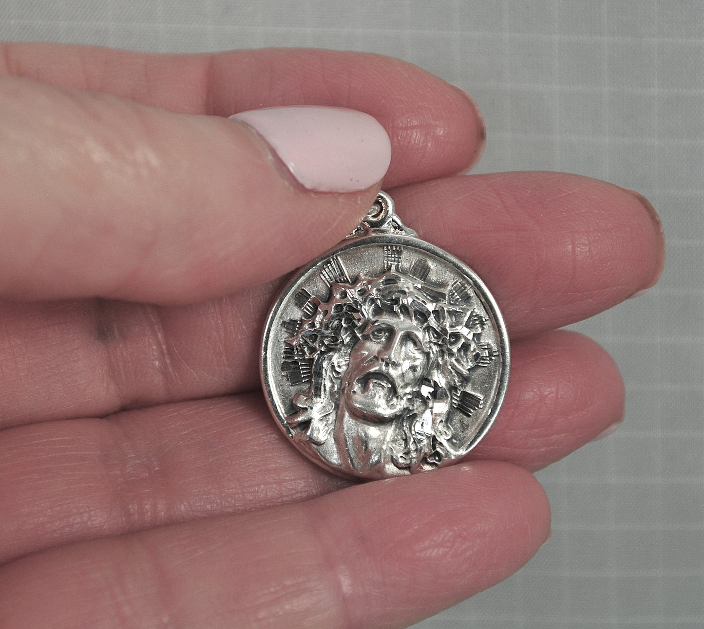 Creed Jesus Crown of Thorns Sterling Silver Pendant