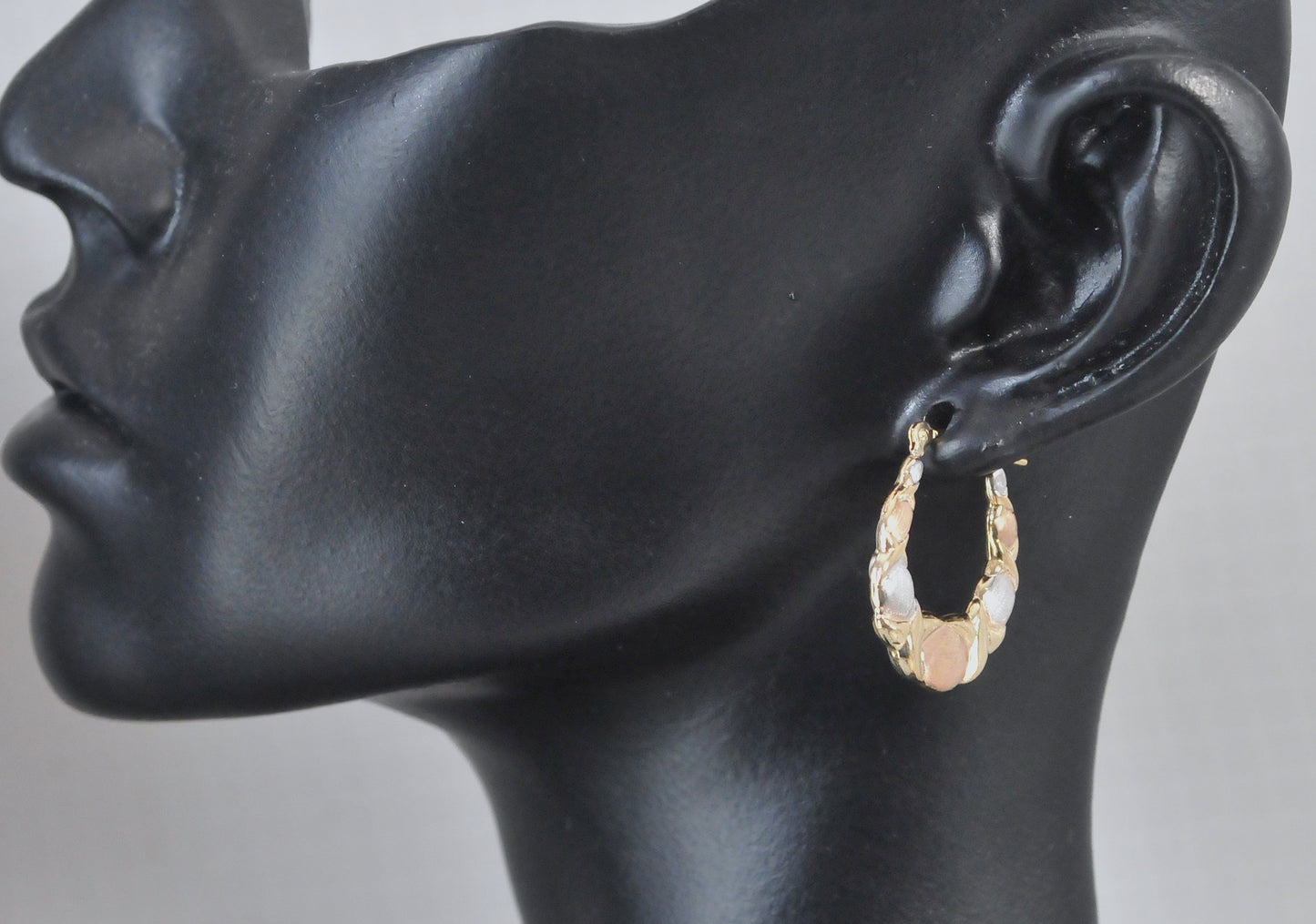 Designer 14K Gold Hugs and Kisses Earrings