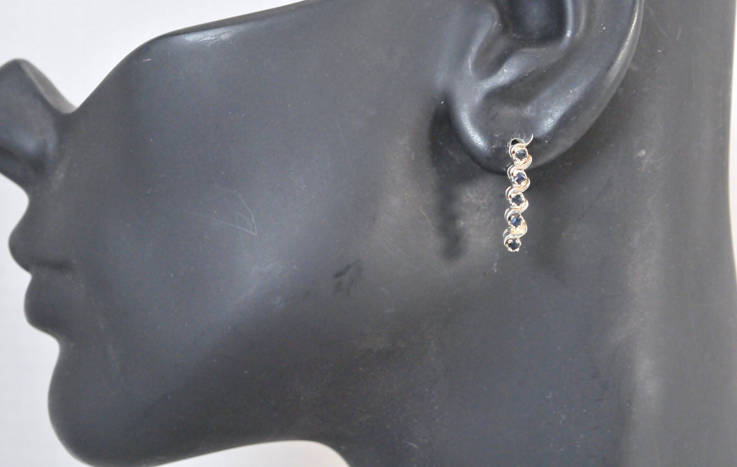 Sterling Silver Sapphire Earrings