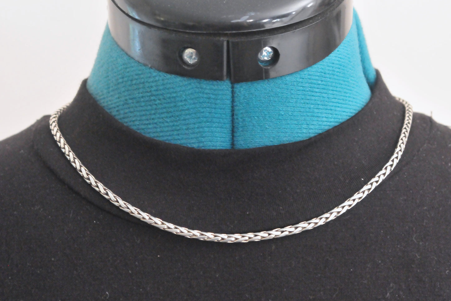Sterling Silver Foxtail Chain Necklace